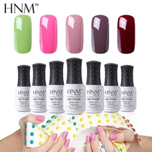 HNM лак для ногтей 8 мл штамповочная Краска Лак для ногтей великолепный цвет гель лак 194 цветов полуперманентный замачиваемый полуперманентный эмаль