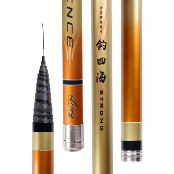 

High Carbon Power Hand Rod Super-hard Fishing Rod Sea Stream Pole Long Sections Olta Pesca Spinning Rod 8/9/10/11/12/13/14/15m