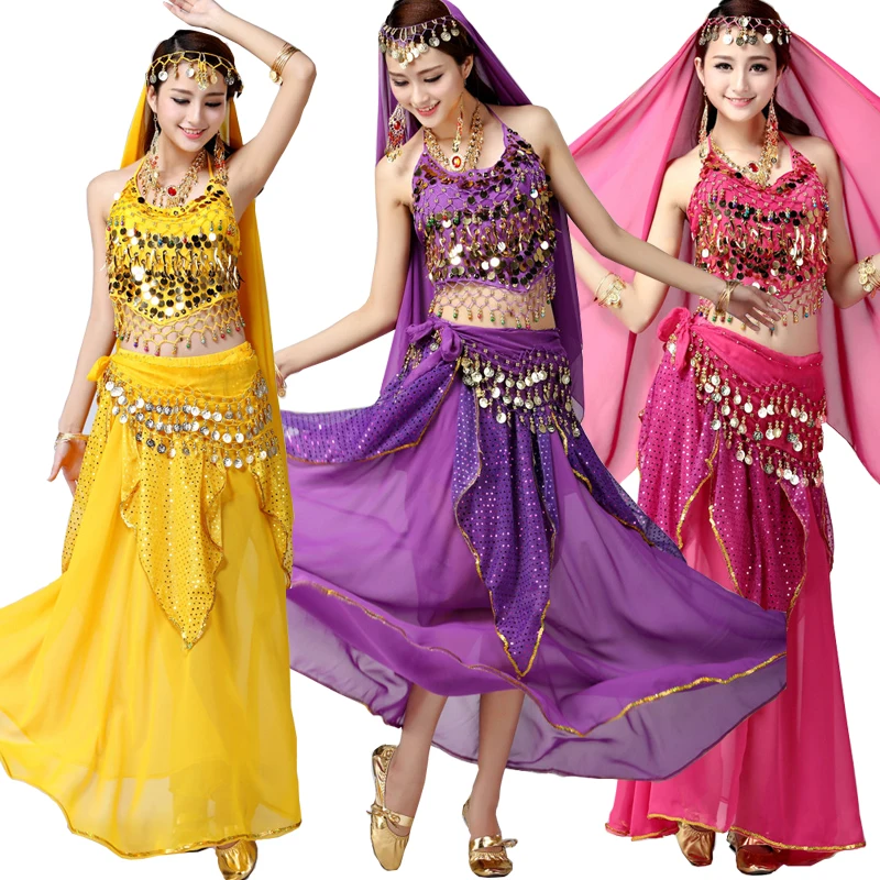 4 шт./комплект Женский костюм для танца живота|gypsy costumes women|belly dance dressbelly |