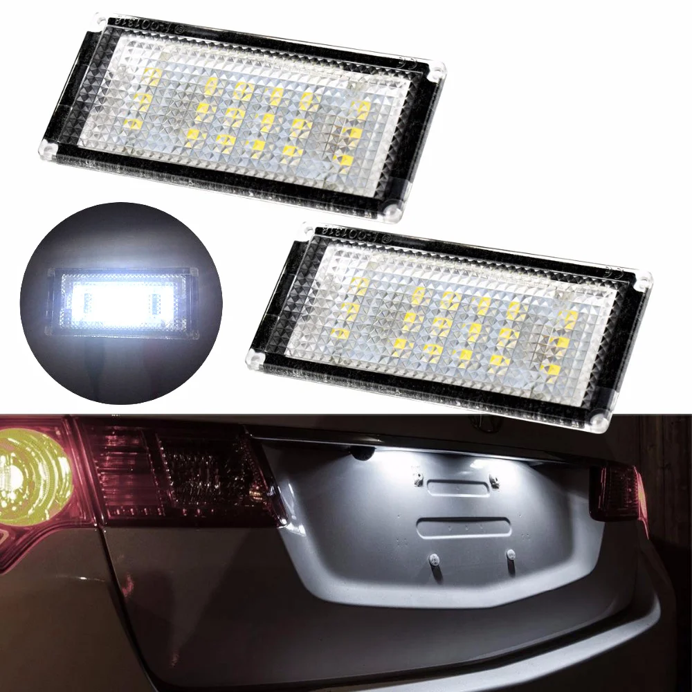 

2pcs Car Led Number License Plate Light 12V For BMW E46 2D M3 Rear Trunk illumination Warning Lights Car Tuning Accessories