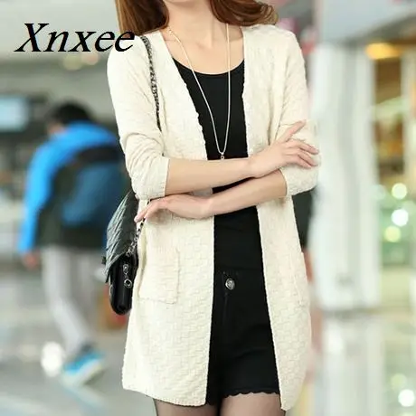 Women Sweater Long Cardigan Fashion Summer Style Long Sleeve Thin Knitted Cardigan female Sweaters Xnxee Women Sweater Long Cardigan Fashion Summer Style Long Sleeve Thin Knitted Cardigan female Sweaters Xnxee