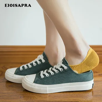 

[EIOISAPRA]Funny House Graphics Candy Color Socks Women Striped Antiskid Breathable Silicone Cotton Comfort Meias Sokken Sox