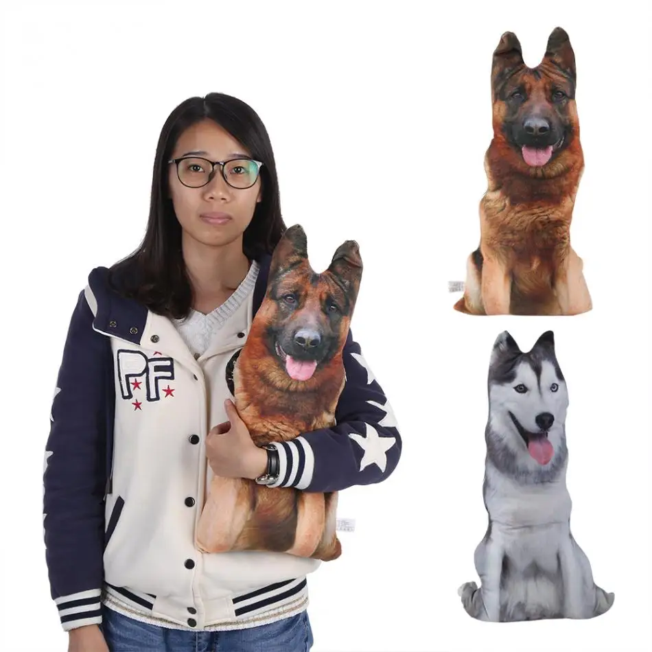 

Creative Modern Funny Dog Print Plush Throw Pillow Cushion Doll Toy Home Decor