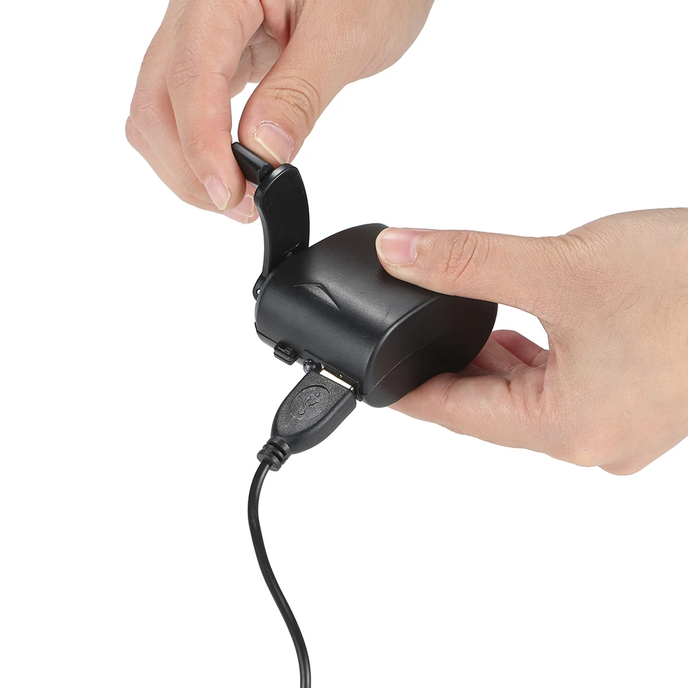 

Useful Universal Mobile Phone Hand-cranked USB Charger Outdoor Emergency USB Charger for Mobile Phone/MP4 Charger in Travel