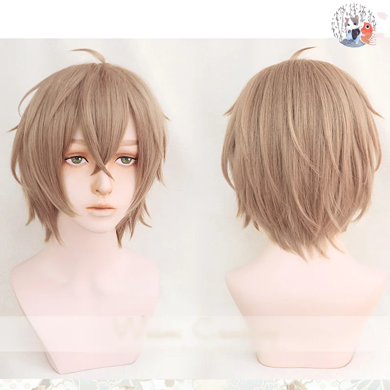 

Top Quality Division Rap Battle Hypnosis MIC Gentarou Yumeno Wigs Heat Resistant Synthetic Hair Cosplay Costume Wig + Wig Cap