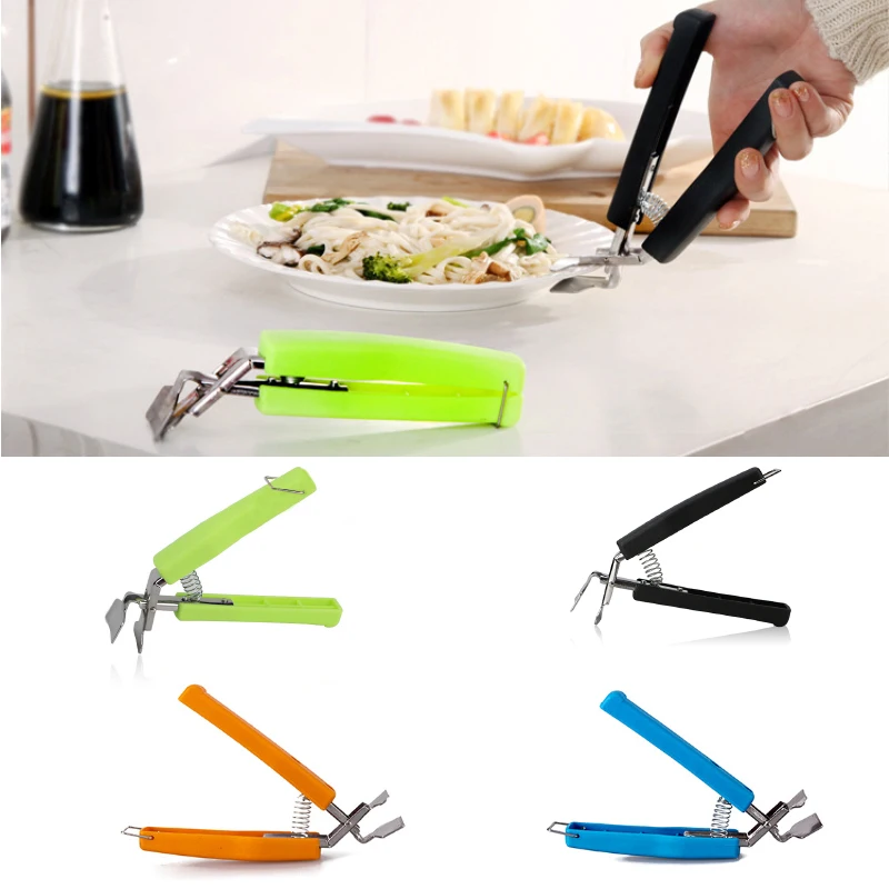 Creative Stainless Steel Spring Saucer Oven Clip Dish ...