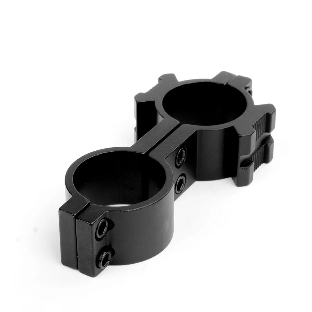 25.4mm/25.4mm & 30mm Ring Double for 20mm Rail Mount For Flashlight Rifle Scope 