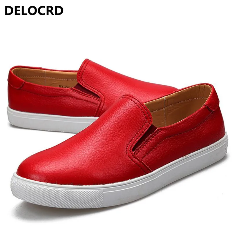 

2018 Spring and Autumn New Leather Shoes Leather Nurses White Shoes Flat With Women Casual Shoes Leather a Pedal Lazy Flat Shoes