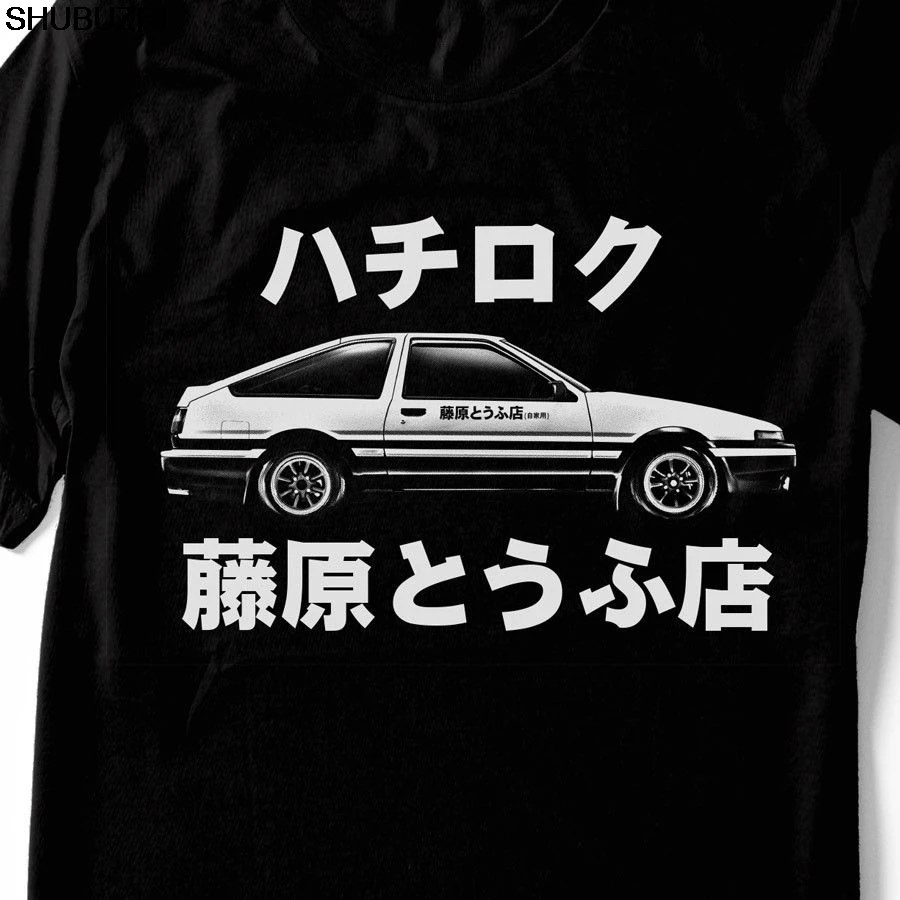Модная круглая Мужская футболка с принтом, начальная D рубашка Ae86, футболка Trueno Jdm Hachiroku Drift Corolla Sprinter, футболка sbz4581