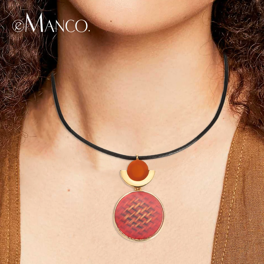 

eManco Elegant Choker Necklace for Women Short Chain Pendant Necklace Charming Fashion Jewelry Wholesale Price Femme Gifts