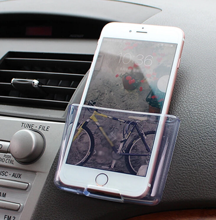 Car-styling Storage box Phone Holder for megane seat leon 1 suzuki samurai audi a3 8v vw passat b6 mazda 6 bmw r1200gs | Автомобили и