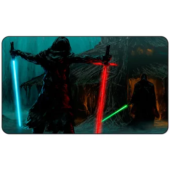 

Star Wars Playmat : Kylo Ren Lightsaber Luke Skywalker Star Wars Playmat trading card game Playmat 60cm x 35cm (24" x 14") Size