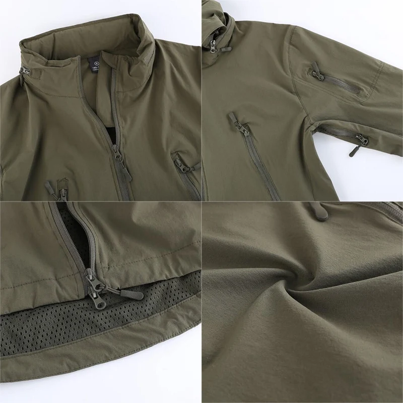 S. ARCHON одежда новая осенняя куртка пальто Мужская военная одежда Тактическая армии США дышащая нейлоновая легкая одежда ветровка