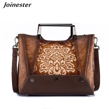 Новинка, сумки-мессенджеры, женские винтажные сумки из натуральной кожи, женские сумки через плечо, женские этнические сумки-тоут, модные сумки для женщин