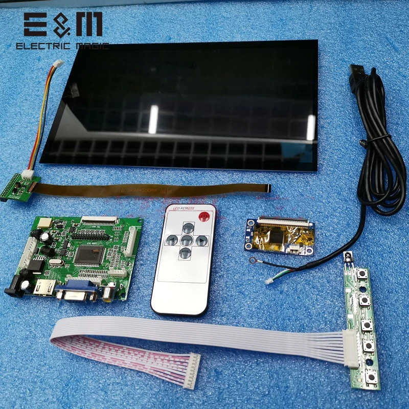 10 1 дюйма 1366*768 IPS сенсорный экран ЖК монитор игровой дисплей AV2 Реверсивный