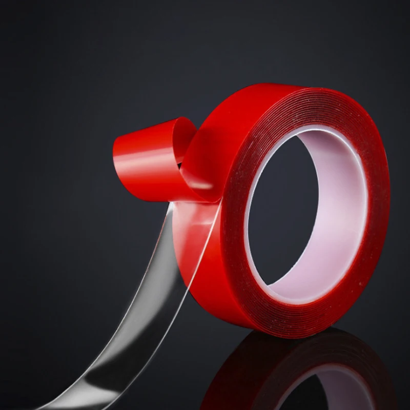 

3 Meter/roll Double Sided Adhesive Tape Acrylic Transparent No Traces Strong Sticker for LED strip Car Fixed Phone Tablet Fixed