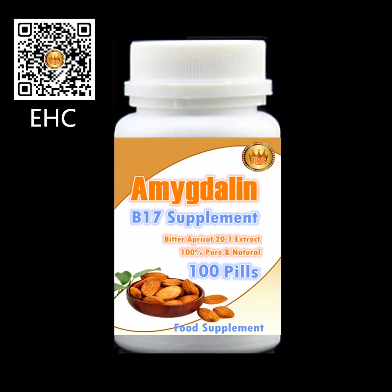 100pcs/bottle Vitamins B17, Amygdalin,Bitter Apricot Extract Almond