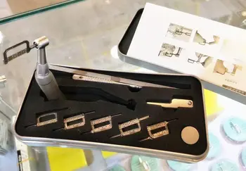 

Dental Reciprocating Orthodontic Interproximal Stripping 4:1 Contra Angle Head Kit 10 PCS Automatic Strips 5 Kinds