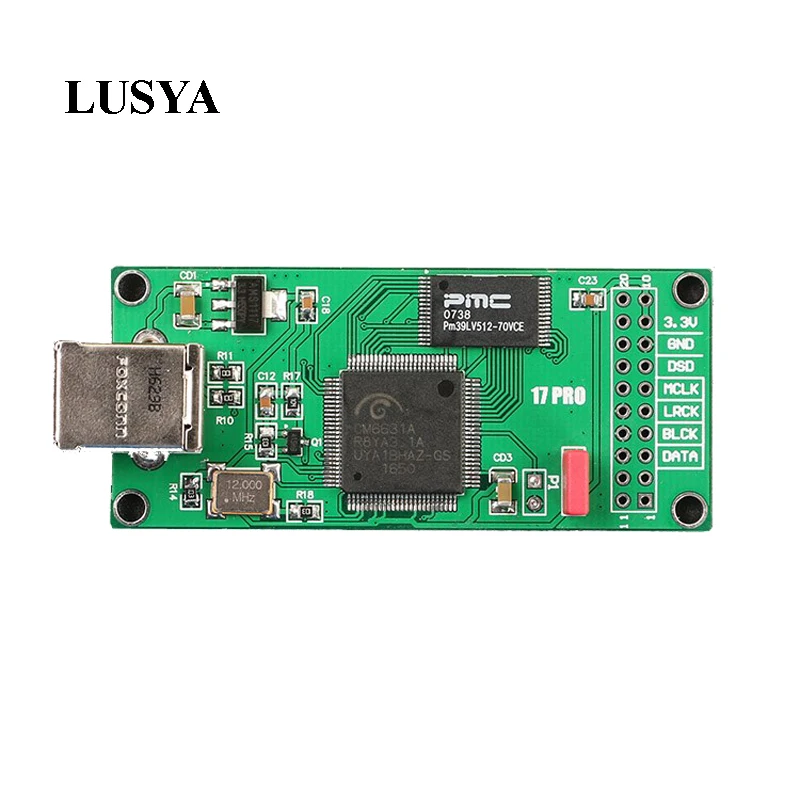 

Lusya CM6631 USB Card IIS output Support 32Bit 192K / Compatible With XOMS Amanero USB