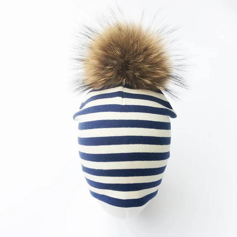 Шапка детская natural raccoon fur шапки детские осенью зимой шапки для девочек реальное енот волосы шапка для мальчика