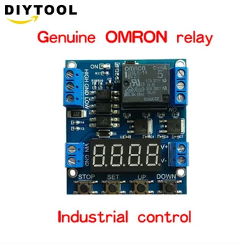 

XY-J05 Delay Module Timer delay trigger OFF Voltage upper lower limit detection Cyclic timing counting Battery Charge control