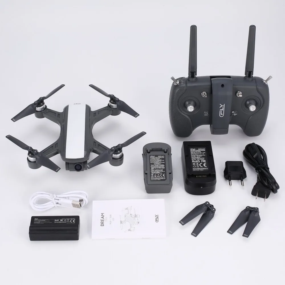 C-FLY Дрон CFLY Dream gps RC бесщеточный мотор 5G wifi FPV 800M 1080P HD камера режим следования за мной круг Летающий оптический поток VS f11