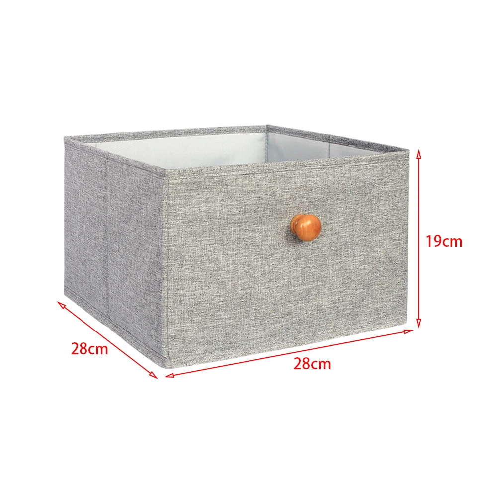 

Fabric Storage Box Closet Organizer Drawer Storage Cube Bins Basket Drawer Container For Home Living Room Organizer