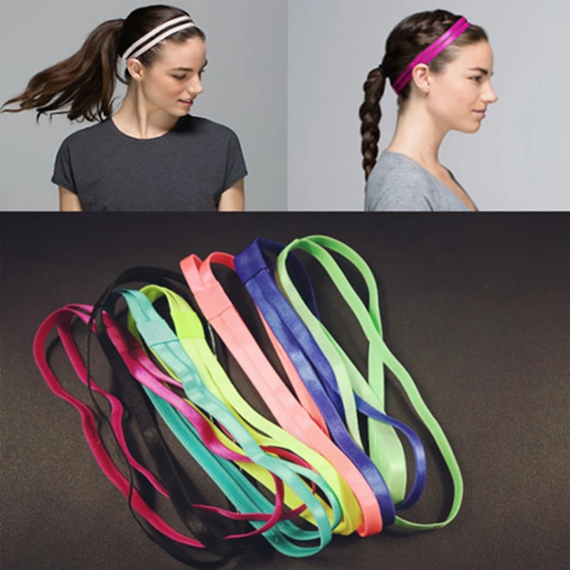 2017 Tide Running Yoga Sports Headband Elastic Hairband Stretchy Sweatbands breathable Hair Head