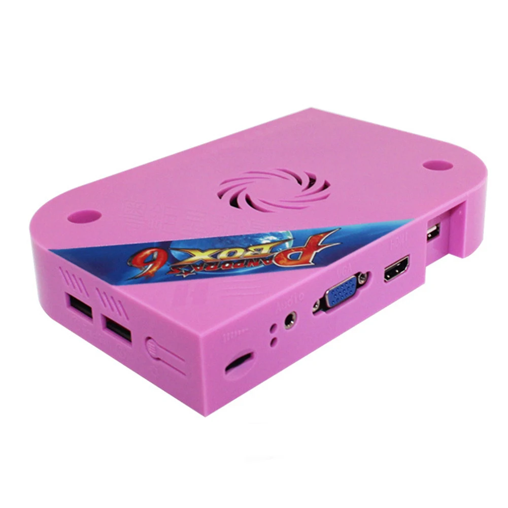 

Box 6 1300 In 1 USB Storage Fun Arcade Game Board Coin Push Mainboard Portable Pause Function Audio Output Turbo Shooting Play