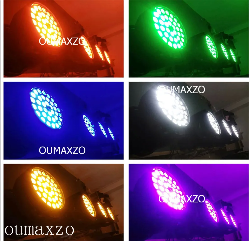 Luz em Movimento 4 Pçs e lote & Flightcase 36 10 w 36 1 Zoom Levou da Cabeça Rgbw 4in 10 w 4in 1 Rgbw Cree Led Zoom Moving Head Wash dj Americano 12 Efeito de Iluminação de palco