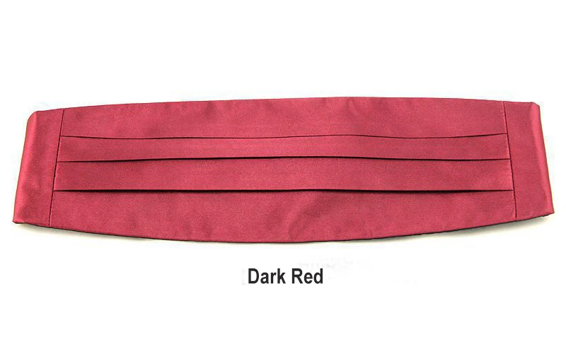 Dark Red Свадебный Мужской пояс для мужчин смокинг Формальные костюмы Noeud пояс бабочка широкие ремни церемониальный пояс FOVIVA 1501 - Цвет: Dark Red