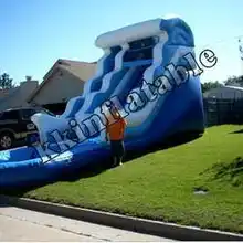 Волна надувная водная горка для взрослых водная горка для продажи
