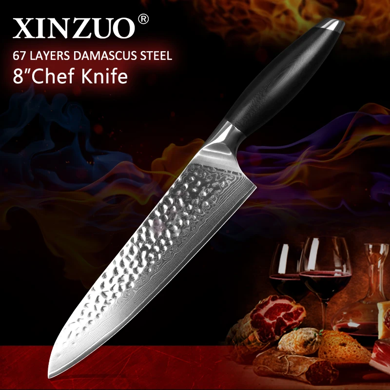 Buy XINZUO 8" Butcher's Knife Japanese VG10 Damascus