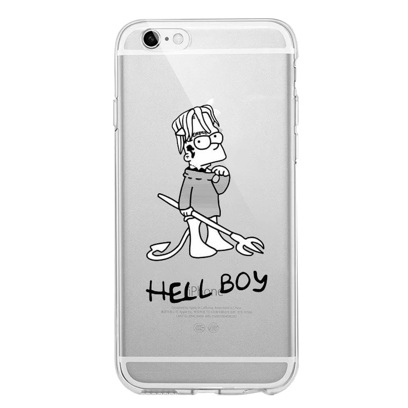 Lil Peep Hellboy Love силиконовый чехол-накладка для IPhone X XS MAX XR 8 7 6 6S Plus 5 5S SE XS MAX Phone Coque Capa Funda - Цвет: TPU