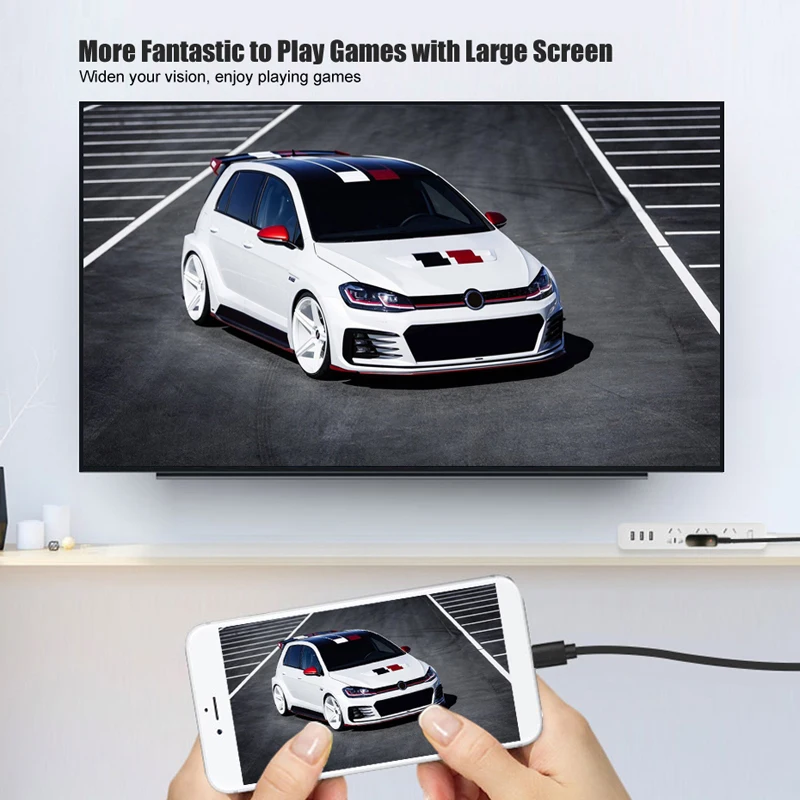 Кабель USB C HDMI Тип к конвертер с питания для MacBook Samsung Galaxy S8 S9 Note 8 Huawei Mate 10
