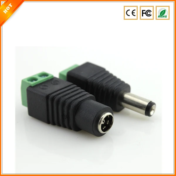 imágenes para Comercio al por mayor 100 unids/lote CCTV de Alimentación de CC Hembra Y Macho Jack Conector para Cámara de Vigilancia de Seguridad de Vídeo w0 imágenes para Comercio al por mayor 100 unids/lote CCTV de Alimentación de CC Hembra Y Macho Jack Conector para Cámara de Vigilancia de Seguridad de Vídeo w0