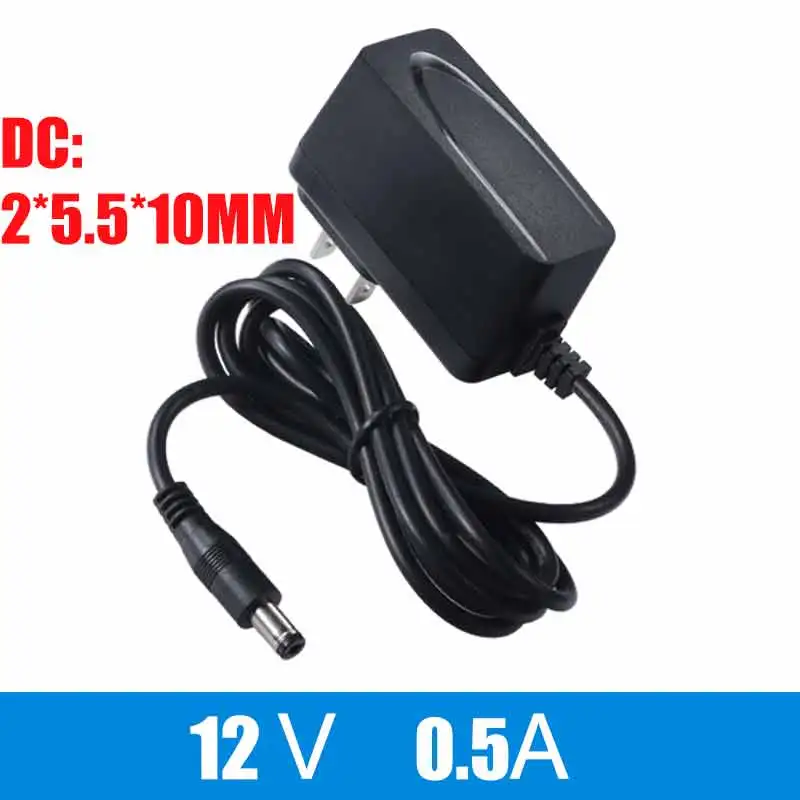 US 12 V/0.5A 5,5 мм* 2,1 мм ac-dc адаптер питания для электрического оборудования коммутационный адаптер Черный переключатель для светодиодной ленты света - Цвет: Have line