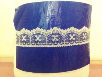

Wholesales! 400meters 30mm 3cm width ivory lace trim, wave inelastic lace, popular for wedding, sewing,headband ,dress trim