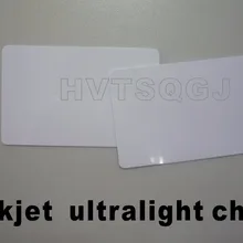 100 шт Рекламная цена RFID 13,56 МГц пластик для струйной печати карт для epson, Canon карт с Сверхлегкий чип