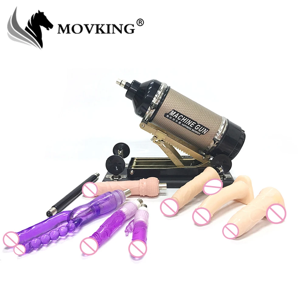 MOVKING Cannon секс машина с шариками фаллоимитаторы и двойная головка фаллоимитатор