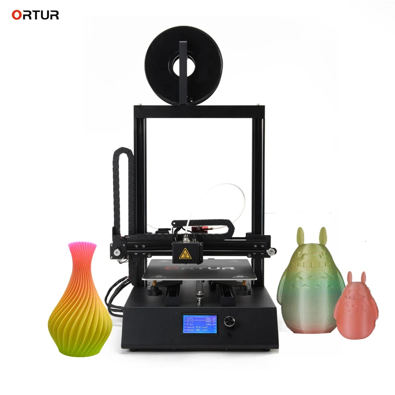 

Impresora 3d Ortur4 Customized Version Cura3.6.0 High Speed Auto Leveling Sensor Linear Guide Rail 3D Printer with PLA Filament