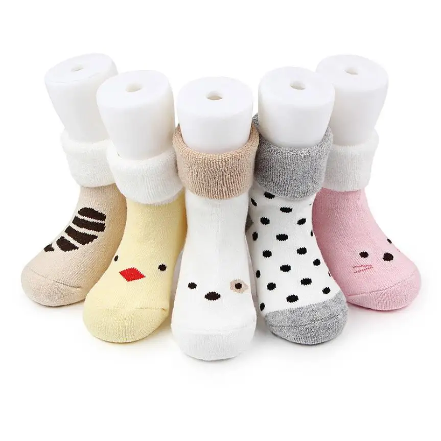 Socks 5 Pairs Cotton Socks for 1 3Y Baby Boys Girls Toddler Kids Baby