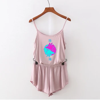 

Vaporwave Camisole two piece set Women Camisole Oversize Navel sleeveless waistcoat and Kpop Shorts Pants Sexy Summer