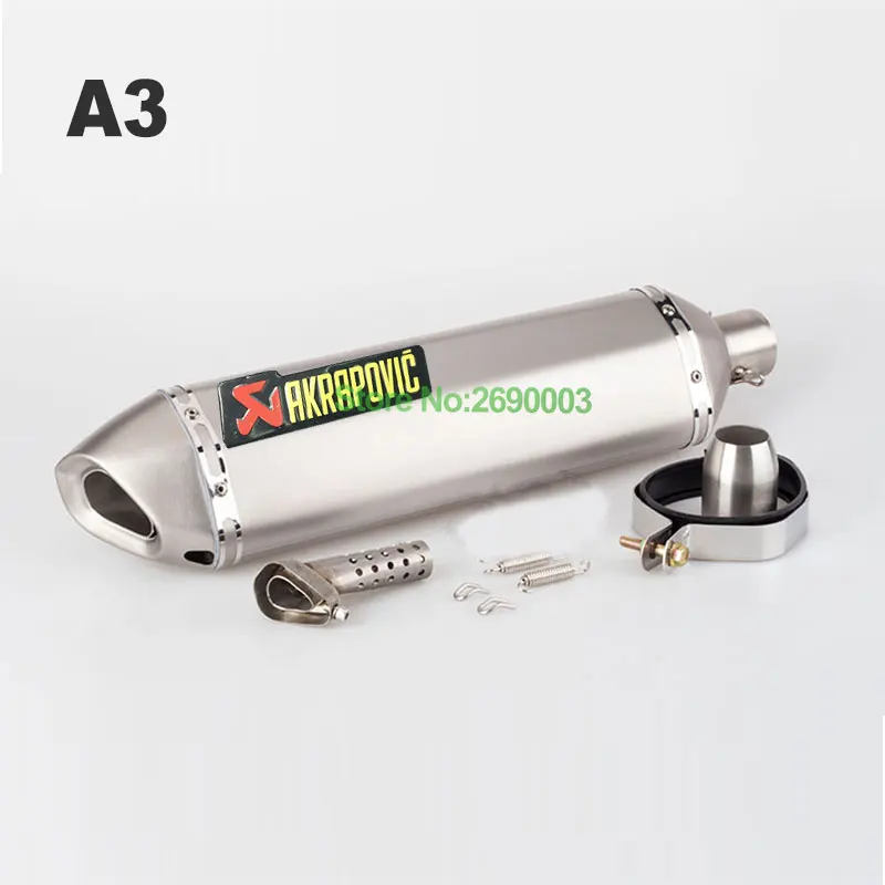 Мотоцикл Yoshimura выхлоп Akrapovic глушитель Универсальный ID: 51 мм Длина: 570 мм из нержавеющей стали глушитель для мотоцикла Escape