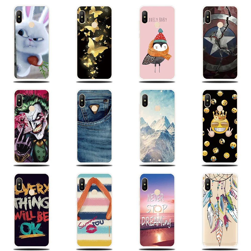 

Rabbit Butterfly Smiling Face Silicone Phone Case For Xiaomi Redmi Note 4 4X 4A 5 5A 6 6A 7 Pro Plus Prime Soft Cover Case Couqe