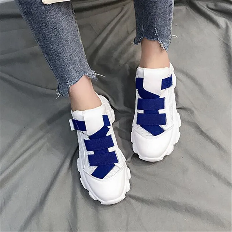 Sneakers Women Wedge Yellow Sneakers Casual Sport Shoes Woman Sneakers trainers Women baskets chaussures femme