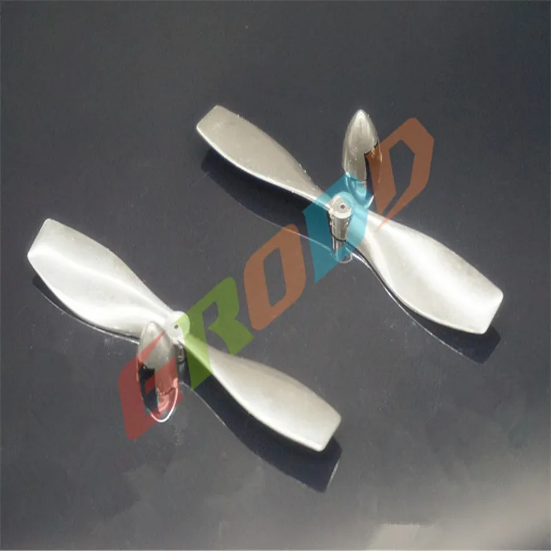 10pcs lot 1mm aperture red propeller aircraft propeller blades pros accessories 75MMmodel airscrew UAV quadrocopter accessories