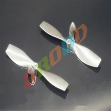 10pcs lot 1mm aperture red propeller aircraft propeller blades pros accessories 75MMmodel airscrew UAV quadrocopter accessories