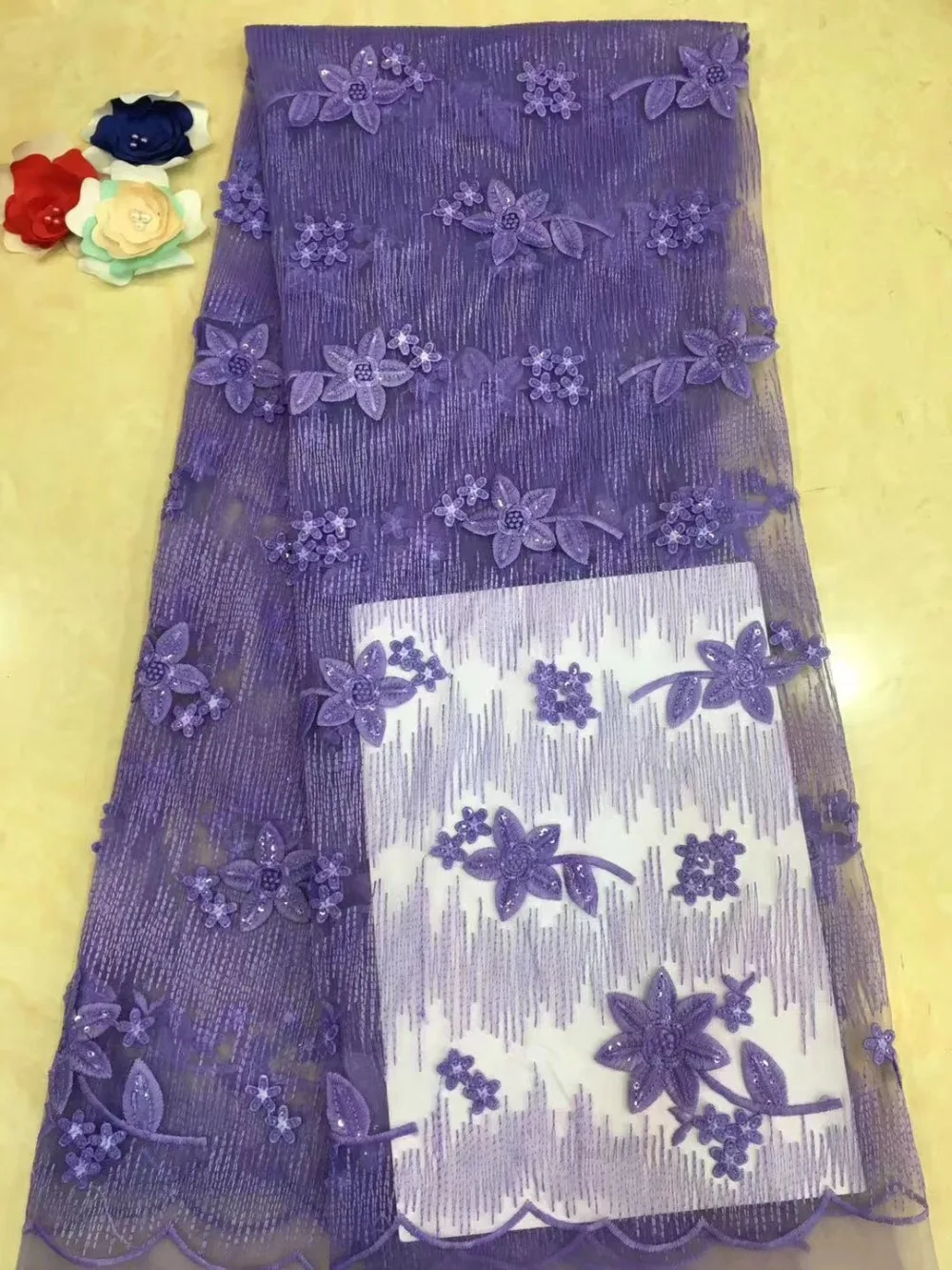 

French lace fabric 5yds/pce dhl sequins embroidery fabrics women bright gorgeous bride party event asoebi dresses 2019 new