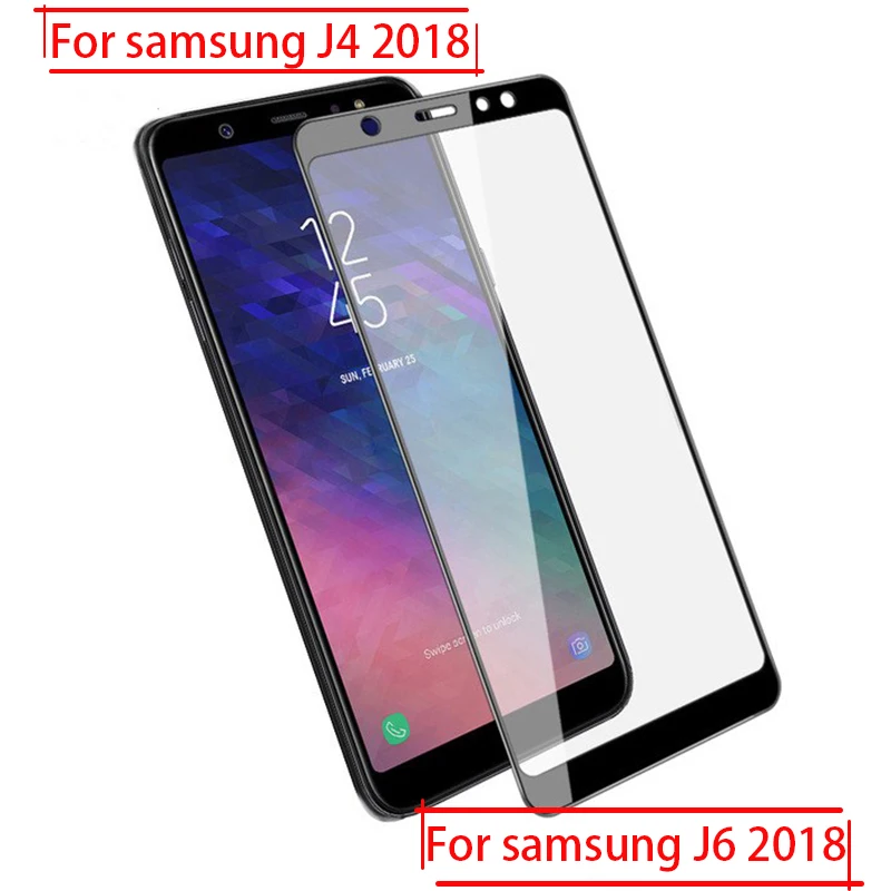 Защитное стекло для Samsung j4 2018 j6 на Galaxy j 4 6 4j 6j J42018 J62018 закаленное защита экрана